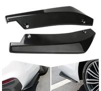 MGYMGY Diffusore paraurti Posteriore Auto per Audi A4 B9 A5 A6 8S 8W Q5 Q7 4M S4 S5 S7 TT TTS, 2PCS Protezione Canard Splitter, Gonna parafango Laterale Auto,Black