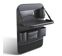 MGYMGY Organizer Protezione Sedile Posteriore Auto per Ford Focus 2011 2012 2013 2014 2015 2016 2017 2018, Organizer seggiolino Auto con Tavolino Pieghevole, Tasche