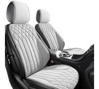MGYMGY Sedile Anteriore Cuscino per Sedile Auto Coprisedile, per Caddy Maxi Life Protezione Sedile Auto, Cuscino di Protezione Coprisedile,C-White