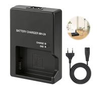 MH-24 Caricabatterie per EN-EL14 EN-EL14A per Nikon D3100 D3200 D3300 D3400 D3500 D5100 D5200 D5300 D5500 D5600 P7000 P71000 P770P7700 P7800 Reflex con cavo di alimentazione