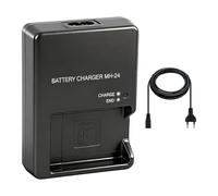 MH-24 - Caricabatterie per Nikon D3100, D3200, D3300, D3400, D3500, D5100, D5200, D5300, D5500, D5600, P7000 a P7800, Caricabatterie per fotocamere EN-EL14/14/14 EN-EL14A