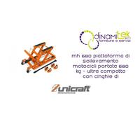 MH 680 PIATTAFORMA DI SOLLEVAMENTO MOTOCICLI UNICRAFT PORTATA 680 KG ULTRA COMPA