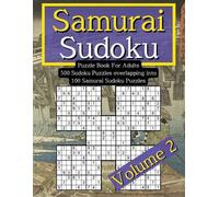 Mh Publishing Samurai Sudoku Puzzle Book For Adults (Tascabile)