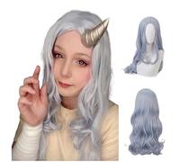 MHA - Costume da Eri per cosplay, Midoriya Friend Eri Cos, vestito rosso, uniforme scolastica BNHA, vestito per Halloween e Comic-Con (Wig, taglia unica)