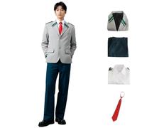 Mha - Costume per cosplay, Deku Bakugo Ochaco Uraraka, per cosplay, uniforme per feste di Halloween e carnevale (set da uomo, M)