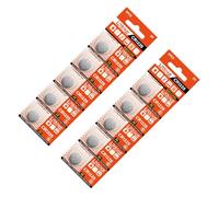 MHADBKH 10 batterie multiuso CR1225 da 3 V DL1225/ECR1225/LM1225 a bottone per computer, apri garage e cronometri, sostituzione della batteria dell'orologio