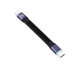 MHADBKH 10CM Breve UsbC TypeC Cavo Dati 20Gbps Trasferimento Dati Veloce Ad Alta Velocità Morbido Cavo di Ricarica Alluminio+Nichelatura