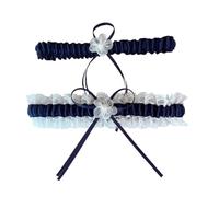 MHADBKH 2 giarrettiere da sposa in pizzo bianco elegante fascia elastica con fiocchi per momento cerimoniale e servizio fotografico accessori da sposa archi accessori da sposa set