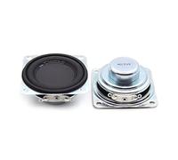 MHADBKH 2Pcs 45MM 4 Ohm 5W Gamma Completa Gomma Lato NdFeB Altoparlante Portatile Suono Home Theater Gamma Completa