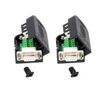 MHADBKH 2pcs 9Pin Connettori Adattatori Modulo Personalizzabile Non Bisogno di Saldatura Compatibile RS232 RS485 Comunicazione Tax Control Macchina Connettore
