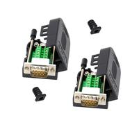 MHADBKH 2pcs 9Pin Connettori Adattatori Modulo Personalizzabile Non Bisogno di Saldatura Compatibile RS232 RS485 Comunicazione Tax Control Macchina Connettore