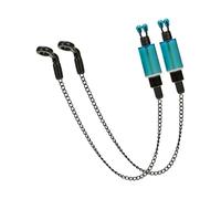 MHADBKH 2pcs Allarme Scambisti Scambisti Pesca Carpa Scambisti Bobine Gancio Morsi Indicatori di Pesca Morsi di Allarme Catena Indicatori Carpa Morsi Indicatori