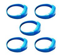 MHADBKH 5pcs Voice Attivato Controllo Del Suono Bracciali LED Lampeggiante Del Silicone Bangle Concerto di Natale Festival Forniture Del Part, One Size, come descritto, come descritto