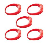 MHADBKH 5pcs Voice Attivato Controllo Del Suono Bracciali LED Lampeggiante Del Silicone Bangle Concerto di Natale Festival Forniture Del Part, One Size, come descritto, come descritto