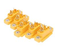 MHADBKH 5Pcs XT60E1-M Montabile Spina Maschio Connettore Modello Aircraft Power Battery Plug Versione Fissa Maschio XT60E1-M Kit Adattatore Spine A Banana