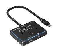 MHADBKH 8K Type C 10Gbps bidirezionale Switcher Splitter 1 in 2 Out / 2 in 1 Out per tra due dispositivi in qualsiasi impostazione bidirezionale USB C Switcher