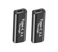 MHADBKH Adattatore convertitore USB 3.1Type C da femmina a maschio ad alta velocità trasferimento dati ad alta velocità per gli appassionati digitali 2PCS convertitore di tipo C