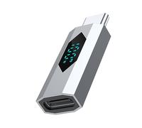 MHADBKH Adattatori da USB C a USB, convertitore da tipo femmina a tipo maschio, display a LED, PD100W, ricarica rapida, adattatori OTG di tipo C Otg