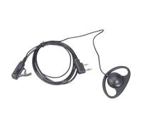 MHADBKH Auricolare radio portatile a 2 vie con microfono a 2 pin D-Type Walkie-talkie usato per TK-240 TK-250 255 260 gomma per cuffie