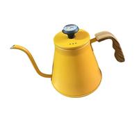 MHADBKH Bollitori a collo di cigno in acciaio inossidabile da 1,2 l, termometri e manico resistente al caldo per la precisione versare il caffè flussi di beccucci design bollitori