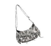 MHADBKH Borsa a mano da donna con ali di pipistrello, semplice pendolarismo alla moda catena a tracolla in pelle PU borsa sotto le ascelle shopping da donna a catena in pelle sintetica in pelle PU