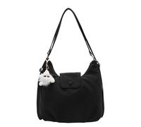 MHADBKH Borsa a tracolla convertibile con ciondolo staccabile multi scomparto PU borsa a tracolla per pendolarismo viaggio lavoro, Nero