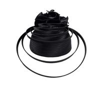 MHADBKH Cappello da donna elegante copricapo oversize floreale copricapo per trucco festa in maschera anni '20 Cosplay