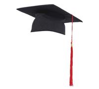 MHADBKH Cappello da laurea regolabile con morbida fodera interna, design strutturato per laureati, educatori e studenti