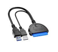 MHADBKH Cavo adattatore SATA a USB 3.0 per hard disk esterni per trasferimento dati veloce UASP per hard disk da 2,5 pollici