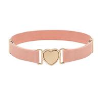 MHADBKH Cintura elastica alla moda per bambini, universale, elasticizzata, decorativa, a forma di cuore, con fibbia, accessori per ragazze, accessorio decorativo alla moda, elastico per ragazze, A