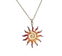 MHADBKH Ciondolo alla a forma sulla catena del | catena con ciondolo a forma per donna, gioielli floreali alla, abiti casual, accessori