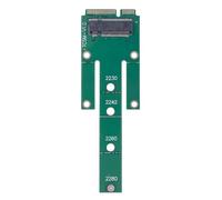 MHADBKH Convertitori M.2 SSD maschio a MSATA maschio MSATA per convertire adattatore scheda per 2230 2242 2260 2280 M.2 SSD fattore di forma