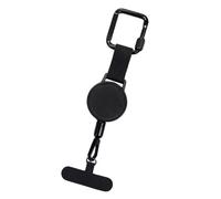 MHADBKH Cordino retrattile antifurto per telefono cellulare con moschettone e custodia universale per smartphone ancoraggi retrattili antifurto con clip per cintura