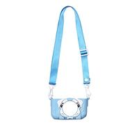 MHADBKH Custodia per fotocamera portatile per bambini, con cordino regolabile, in silicone, anti-vibrazione, per fotocamere dei bambini, Blu, dog
