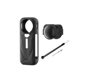MHADBKH Custodia protettiva impermeabile per fotocamera con cinghia di resistenza agli urti rinforzata per fotocamera Adventure Use Custodia protettiva in silicone