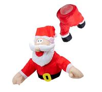 MHADBKH Decorazioni natalizie animate di Babbo Natale per prati, cortile, giardino, casa, Natale, Babbo Natale/renna scoppiata dalla finestra