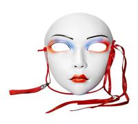 MHADBKH Dipinto a mano Costume di Halloween Masquerade Full Face Per Le Donne Mascherata Stage Play A Tema Feste Stage