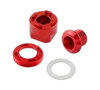 MHADBKH Guarnitura Tappo Laterale Estrattore Riparazione Ciclo Bike Manovella Chiave Biciclette Manovella Strumento di rimozione Copertura Facile da Usare Bicycless Manovella Strumento di rimozione