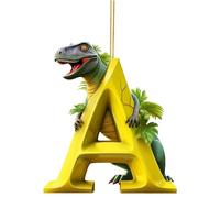 MHADBKH Lettera Animale Acrilici Ciondolo Albero di Natale Appeso Oranment Navidad 2024 Capodanno Decorazioni di Natale per la Casa