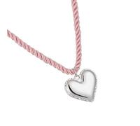 MHADBKH Moderna collana con ciondolo a forma di cuore, elegante collana in corda con ciondolo a forma di stella, gioiello in lega per gli appassionati di moda, Lega, Nessuna pietra preziosa