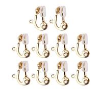 MHADBKH Orecchio Clip Converter Fine Del Tubo Verticale L'altra Estremità Di Silicone Ear Plug A Forma di U Gioielli Accessori Decorazione Ghirlanda Ghirlanda Corona Pendente Decorazione Pasqua