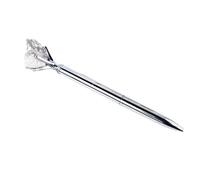 MHADBKH Penna a sfera in pietra naturale, inchiostro nero, regalo di cancelleria, scrittura fluida, per studenti, scrittura liscia, olio naturale