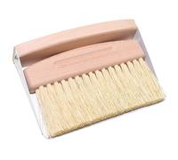 MHADBKH Piccolo set di paletta Accessori per scopa Spazzola per la pulizia del caffè Accessori per il caffè Strumento di pulizia portatile Texture in legno Spazzola portatile