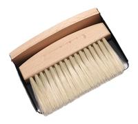 MHADBKH Piccolo set di paletta Accessori per scopa Spazzola per la pulizia del caffè Accessori per il caffè Strumento di pulizia portatile Texture in legno Spazzola portatile