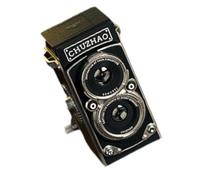 MHADBKH Retro Styles Piccola Macchina Fotografica 1080P Videoregistratore Con Doppia Lente Per Gli Appassionati Di Fotografia Di Strada E Giocattolo Principiante