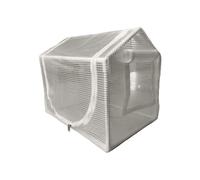 MHADBKH Riparo per piante da tetto in PVC bianco Camera di crescita migliorata corrente d'aria giardinaggio invernale Risolve Indoor Outdoor senza attrezzi Assemblaggio Riparo per piante