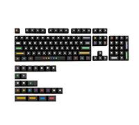 MHADBKH Set di copritasti in PBT a sublimazione del colore per tastiere meccaniche, 128 tasti Cherry-Profile per tastiere meccaniche 64/68/96 Cherry-Profile PBT Keycap Kit Keycap a sublimazione a
