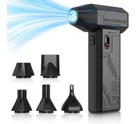 MHADBKH Soffiatore senza fili 130000RPM Air Duster Con Ugelli Intercambiabili Soffiante Leggero Per Uso Neve Esterna Ventilatore Elettrico Ventilatore Elettrico