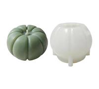 MHADBKH Stampi in silicone a forma di zucca per Halloween, PP17 | , Silicone per alimenti, facile demolizione, multiuso, per sapone, statuetta di gesso, epossidico