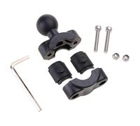 MHADBKH Supporto per manubrio retrovisore per moto e scooter, supporto per binari per fotocamera, sfera da 1 pollice, rotazione a 360 gradi, stelo per moto, scooter, vista posteriore, telaio per